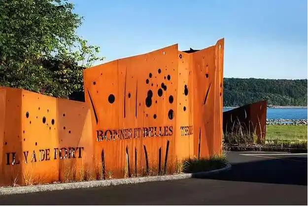 丰台锈钢板景观